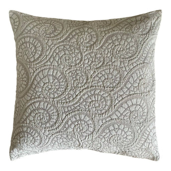 Kissenhülle Jacquard Farni - Beige-Taupe - 50 x 50 cm
