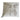 Kissenhülle Chenille offwhite - Hirsch taupe - 49 x 49 cm