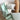 Tagesdecke Minty duplex Mint Offwhite 130 x 180 cm