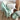Tagesdecke Minty duplex Mint Offwhite 130 x 180 cm