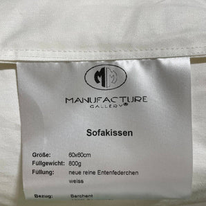 Kissenfüllung Inlett - (800g/Federn) 60x60