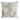 Kissenhülle Chenille offwhite - Anker taupe  - 49 x 49 cm