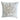 Kissenhülle Chenille offwhite - Koralle taupe  - 49 x 49 cm