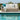 Tagesdecke Koralle Maritime Offwhite/Türkis 130 x 180 cm