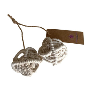 Serviettenringe Macrame (2'er Set) - offwhite