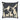 Kissenhülle Berglandschaft - geflockte Stickerei offwhite - 49.5 x 49.5 cm
