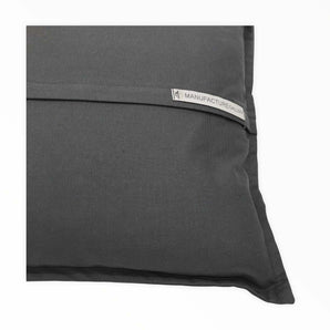 Kissenhülle Hirsch - geflockte Stickerei offwhite - 49.5 x 49.5 cm
