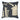 Kissenhülle Skihütte - geflockte Stickerei offwhite - 49.5 x 49.5 cm