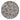 Tischset Rund Jute Natur - Flower Druck weiss - Ø 38 cm