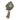 Servietten Ornament Stickerei taupe (4'er-Set) - 45 x 45 cm