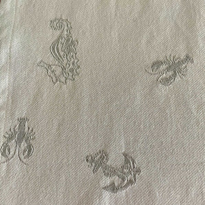 Serviette Jacquard Meer Taupe 45 x 45 cm