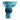 Serviettenringe Jute-Seil (2er Set) aqua-türkis Perlen