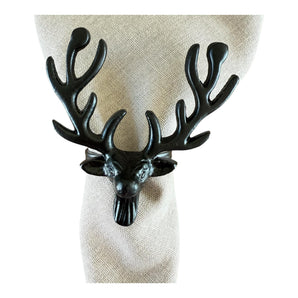 Serviettenringe Hirsch schwarz (2’er Set)