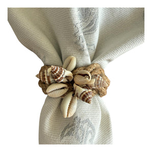 Serviettenringe Muscheln V2 (2'er Set) - Naturfaser