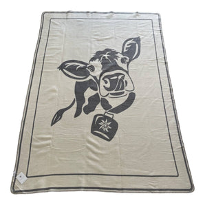 Tagesdecke Kuh Flauschi duplex 150 x 200 cm