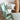 Tagesdecke Minty duplex Mint Offwhite 130 x 180 cm