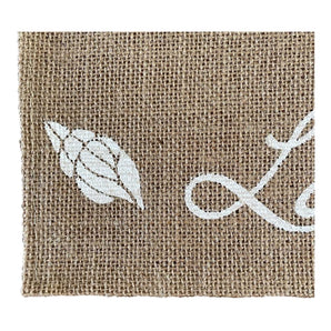 Tischset Jute natur - Lake Life Anker  45x30 cm