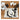 Tischset Alpenchic Steinbock - Taupe-Grau - 50 x 35 cm