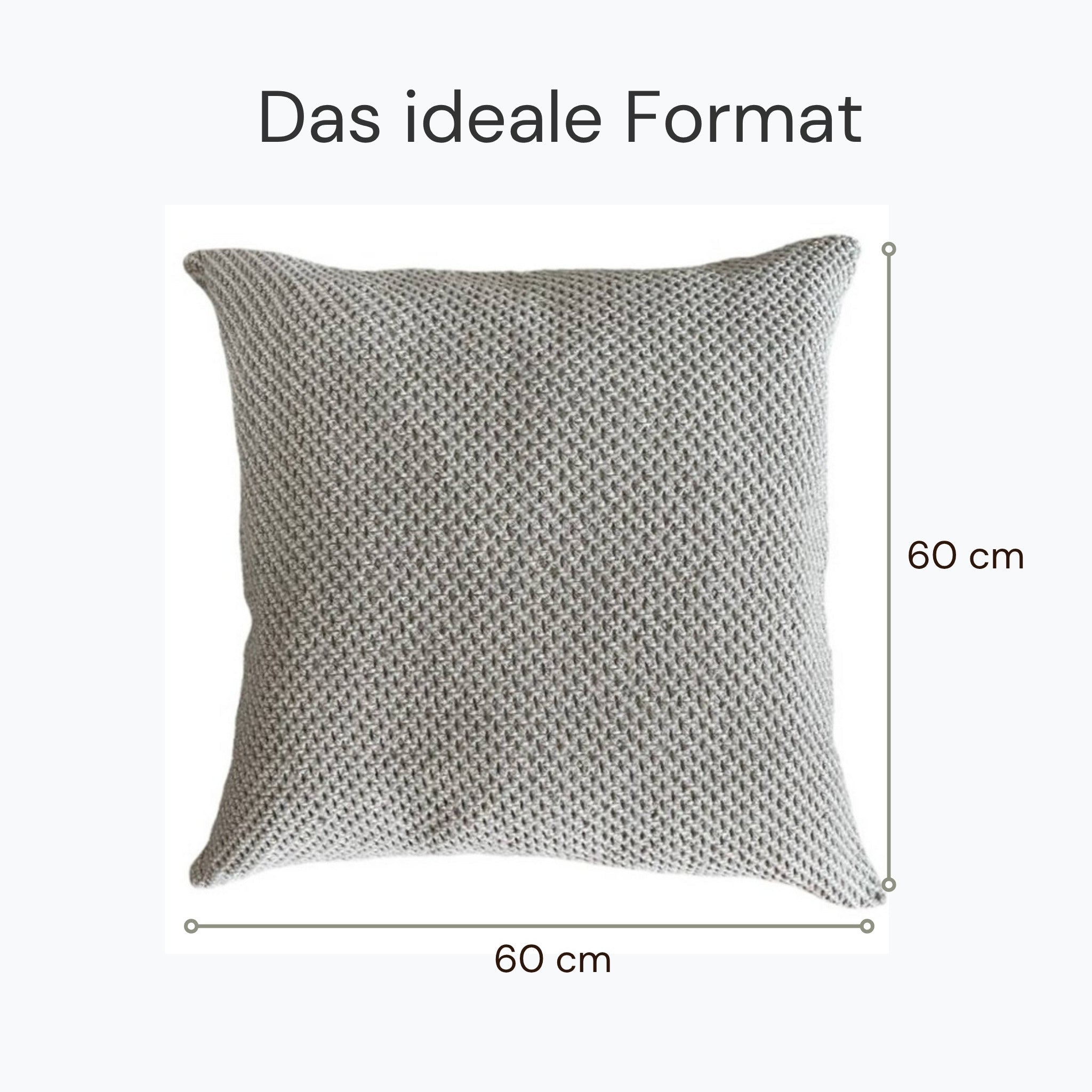 Kissenhülle Big Berzlih - khaki-offwhite