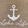 Tischset Jute natur – Lake Life Anker 4